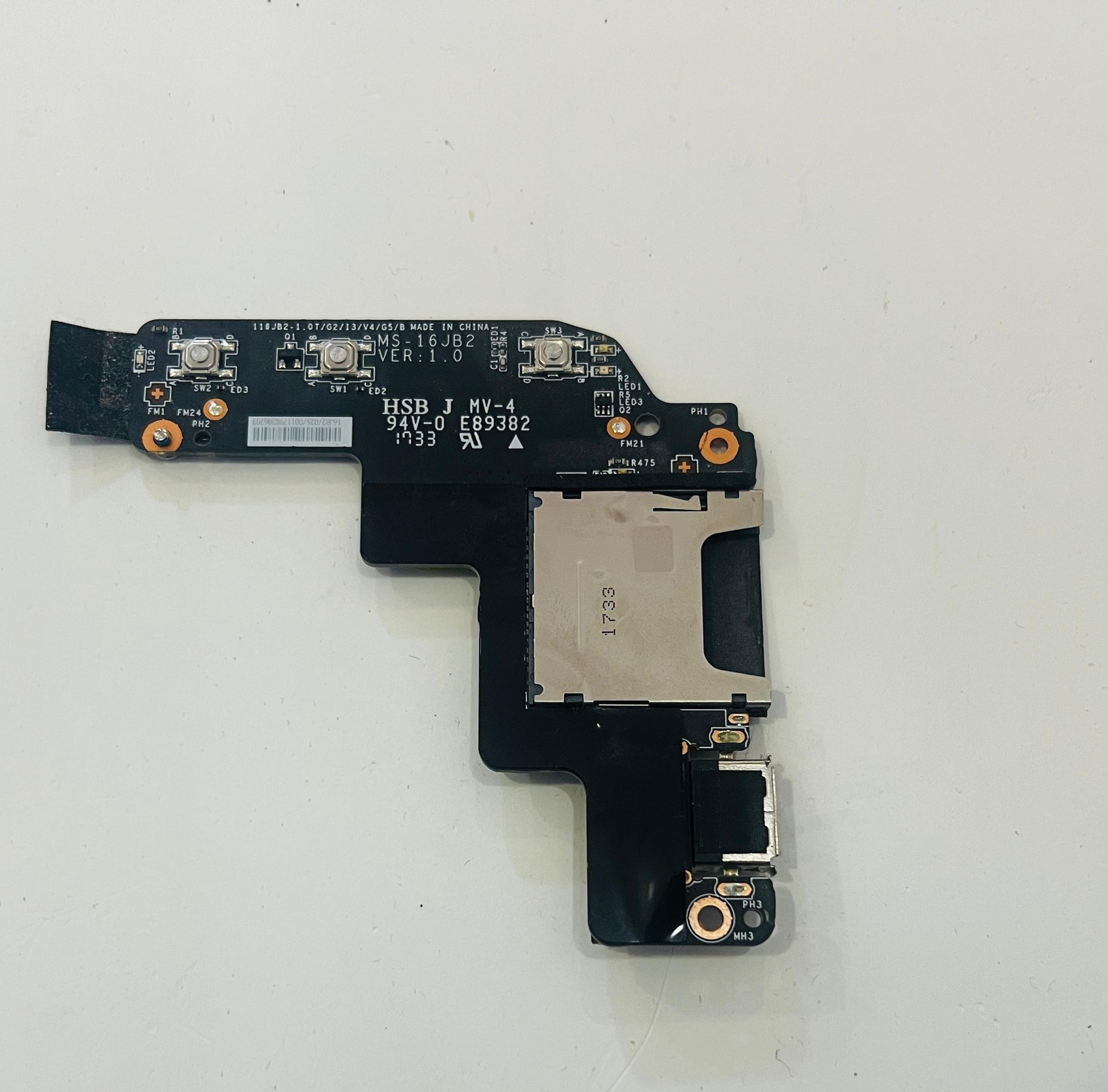 MS-16J9 USB BOARD MS-16JB2 VER:1.0 Stok:130