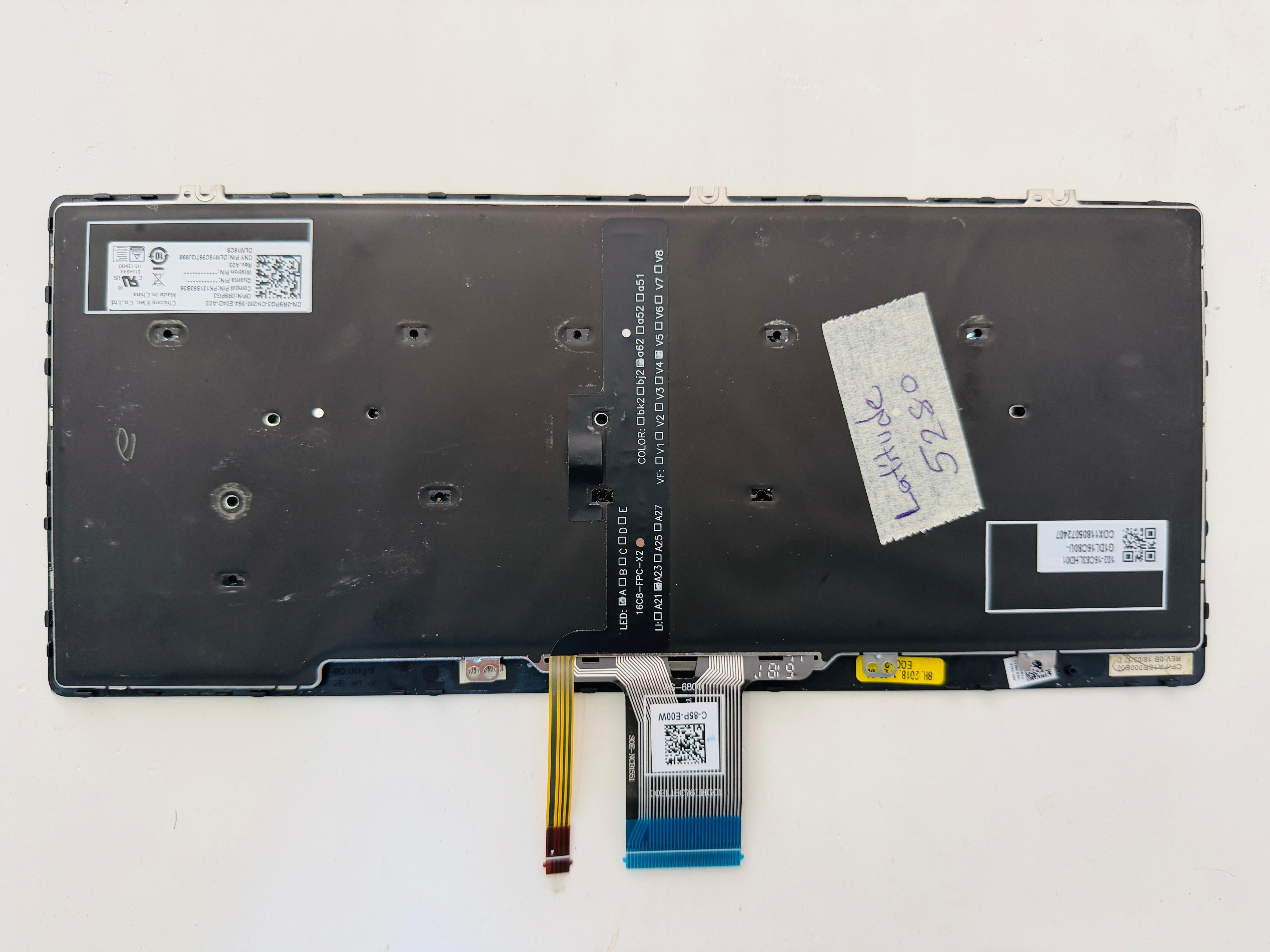 DELL LATİTUDE 5280 ORİJİNAL ÇIKMA KLAVYE STOK: Z106