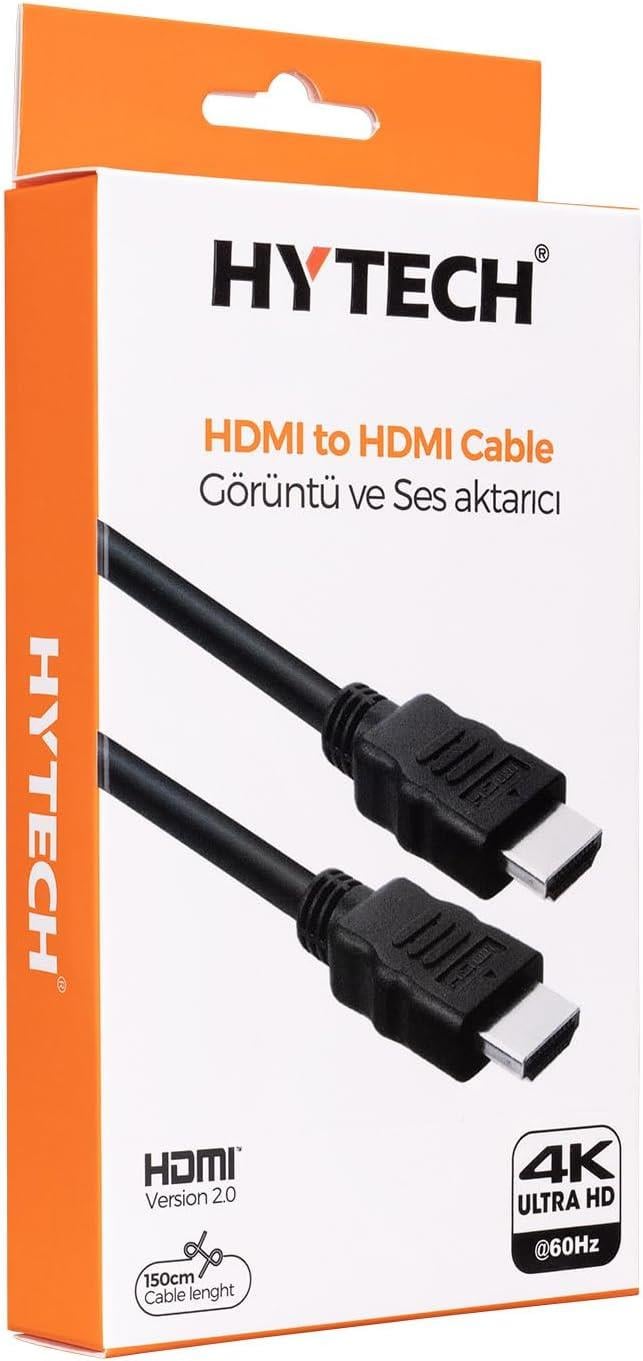 Hytech HY-XHD01 HDMI TO HDMI 1.5m Sinema 4K (4096*2160) Görüntü ve Ses Aktarıcı Kablo