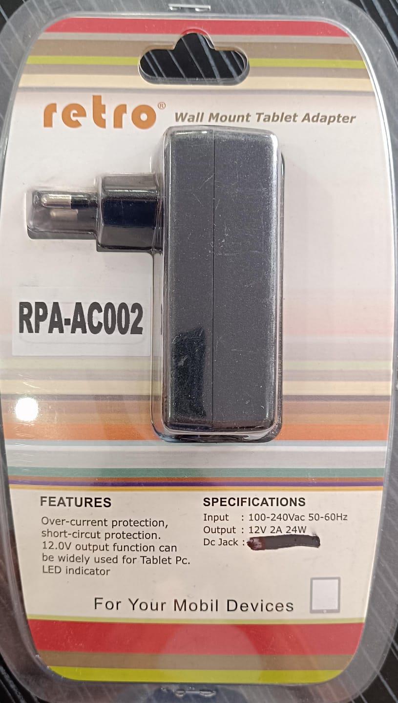 RETRO RPA-AC002 12V2A 24W  Modem/Uydu/Led/Switch için  ADAPTÖR