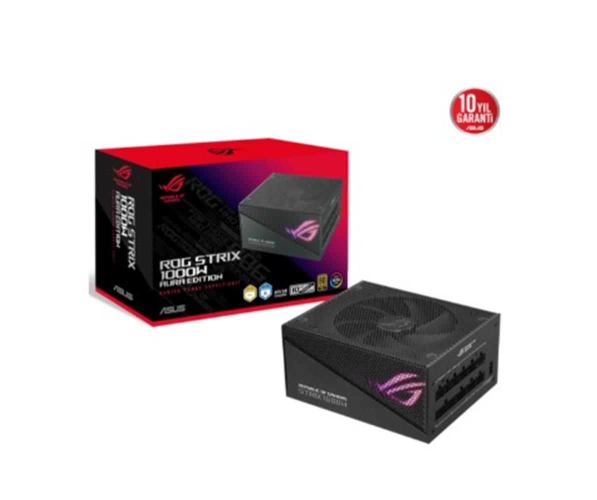 ASUS Rog Strix 1000G Aura 80+ Gold 1000W Modüler ATX 3.0 Uyumlu PCI-E 5.0 1 Güç Kaynağı