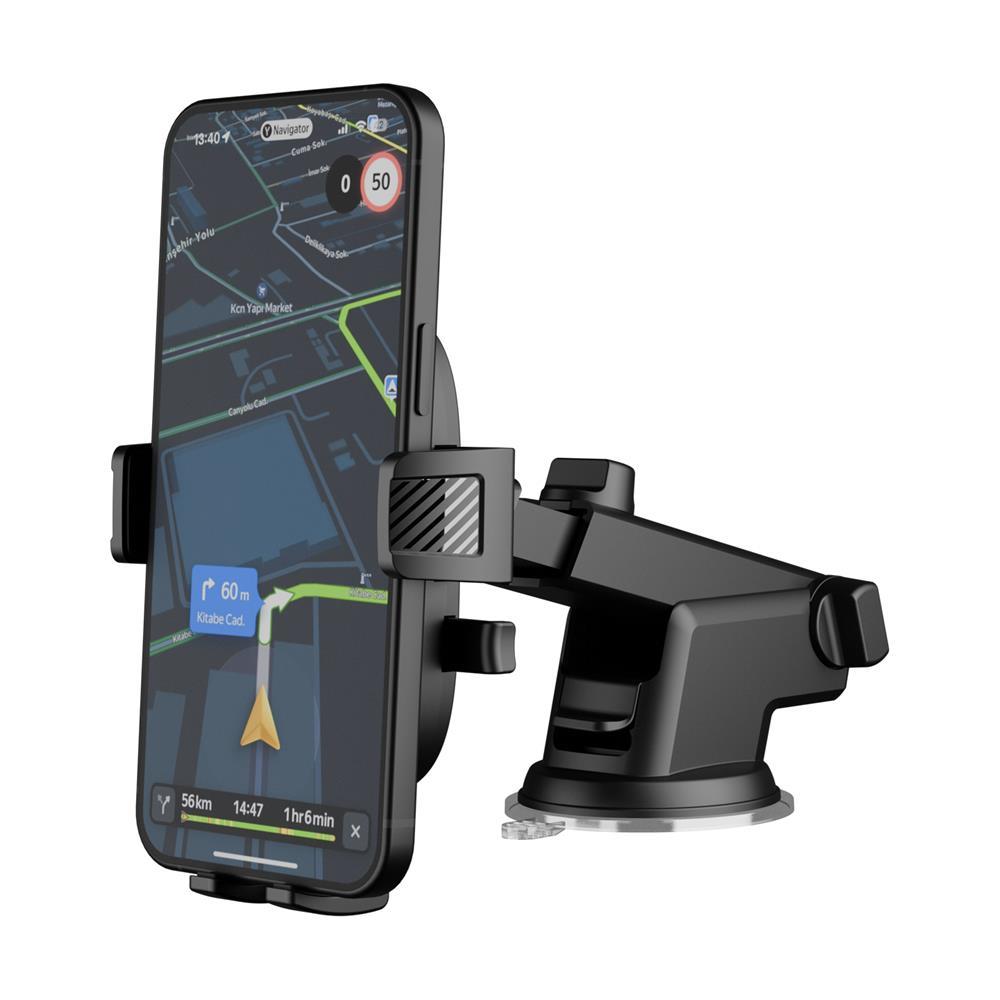 Addison ADS-144 Universal Ayarlanabilir Siyah Araç Telefon Tutucu