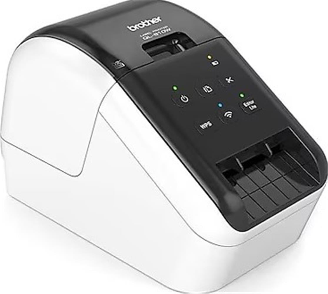 Brother P-TOUCH QL-810W Bilgisayar Bağlantılı Masa Üstü Etiket Yazıcı Wireless 62MM DK Serisi