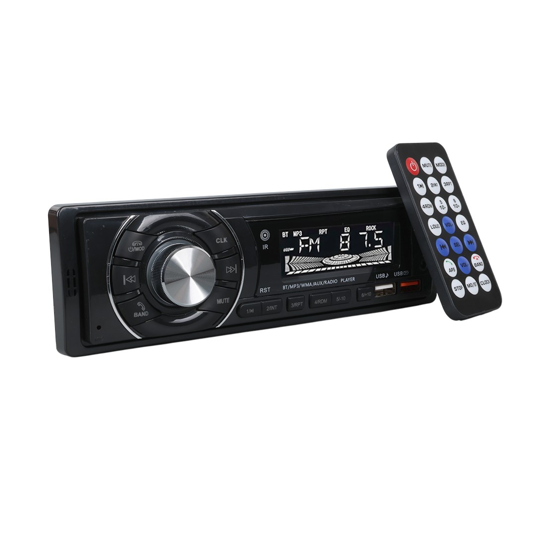 CARSTAR CS-950 7 RENKLİ ÇİFT USB/SD/FM/AUX/BLUETOOTH KUMANDALI OTO TEYP 4X60 WATT
