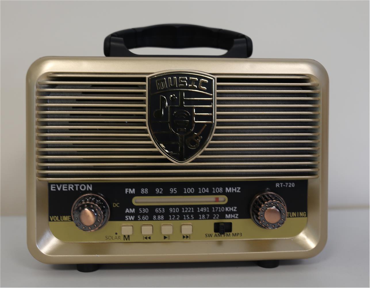 Everton RT-720 Bluetooth-USB-SD-FM Nostaljik Radyo