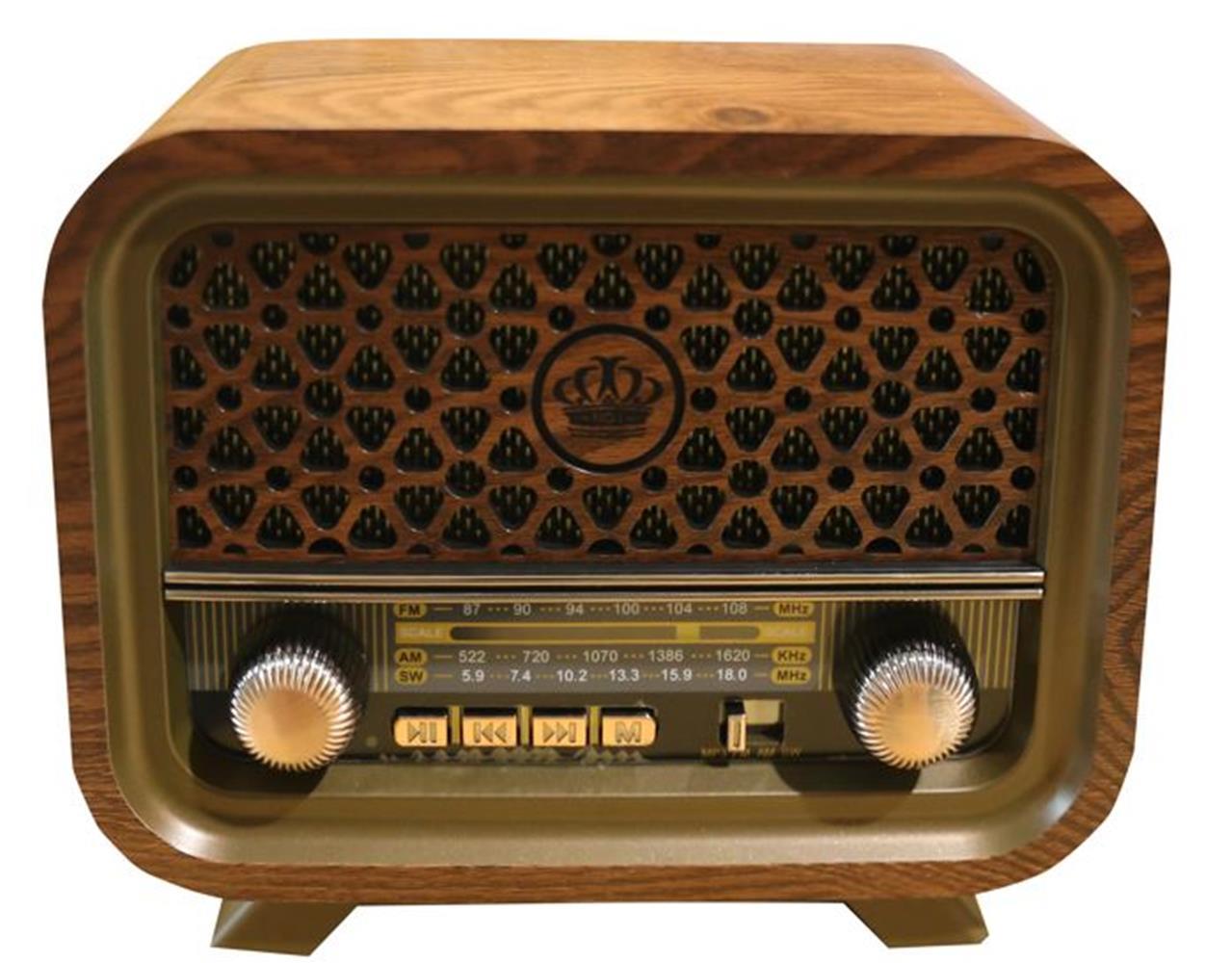 Everton RT-736  Bluetooth-USB-SD-FM Şarjlı  Nostaljik Radyo