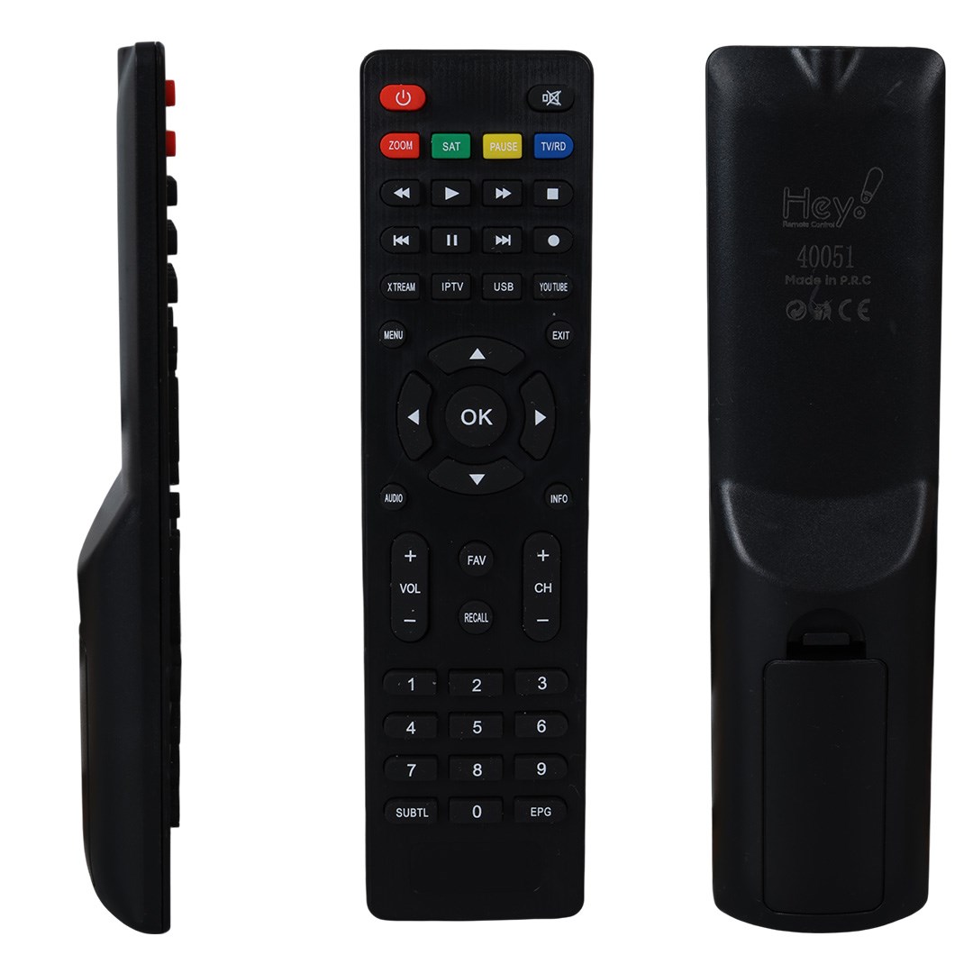 HEY KR REDLINE TS-100 HD VE T SERİSİ XTREAM TUŞLU HD UYDU KUMANDA