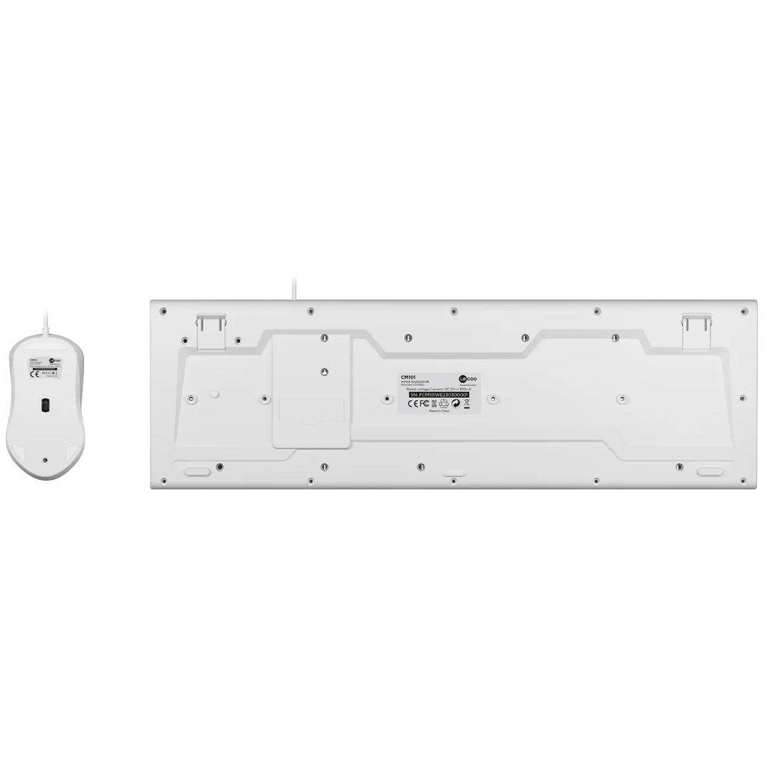 LENOVO LECOO CM101 USB KABLOLU BEYAZ Q KLAVYE  MOUSE SET