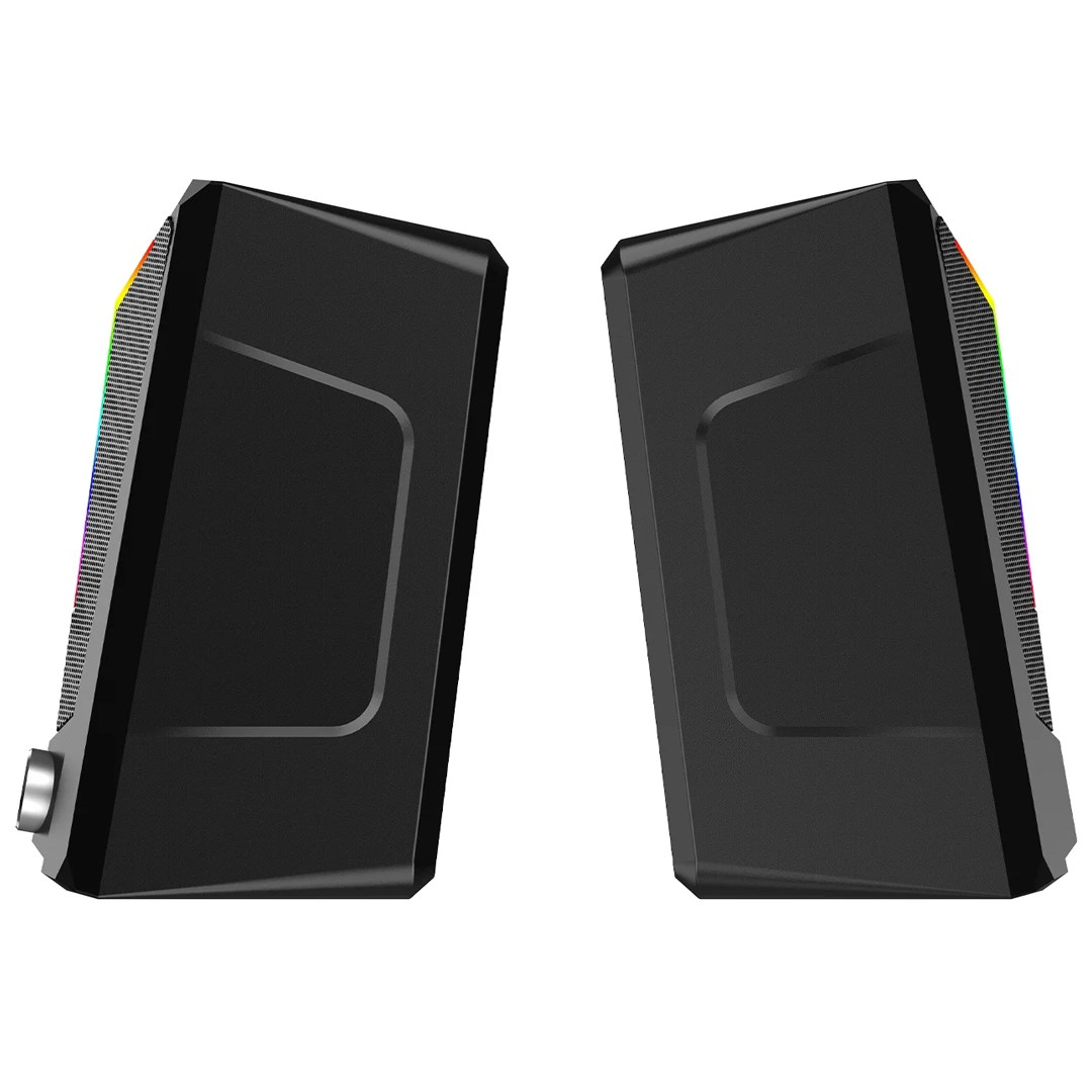 LENOVO LECOO DS104 KABLOLU USB + 3.5MM JACK 6W 80DB RGB IŞIKLI 1+1 GAMING SPEAKER HOPARLÖR