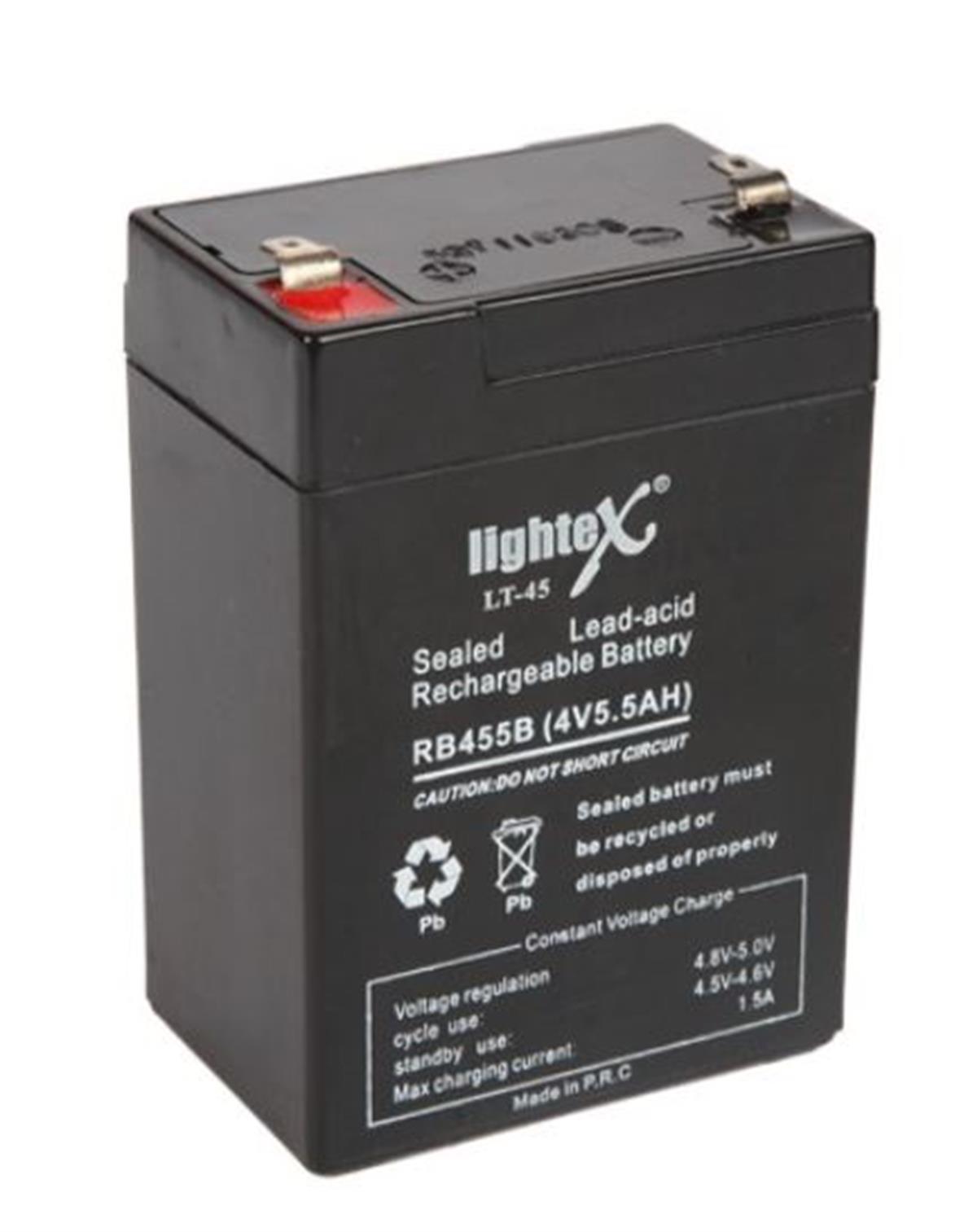 LIGHTEX LT-45N 4V 5.0AH KURU AKÜ (IŞILDAK AKÜSÜ)