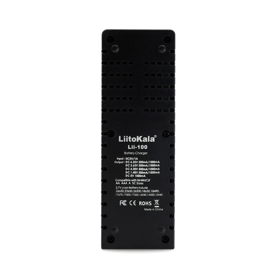 LIITOKALA LII-100 UNİVERSAL AA/AAA/18650/14500/123A AKILLI TEKLİ PİL ŞARJ CİHAZI ALETİ