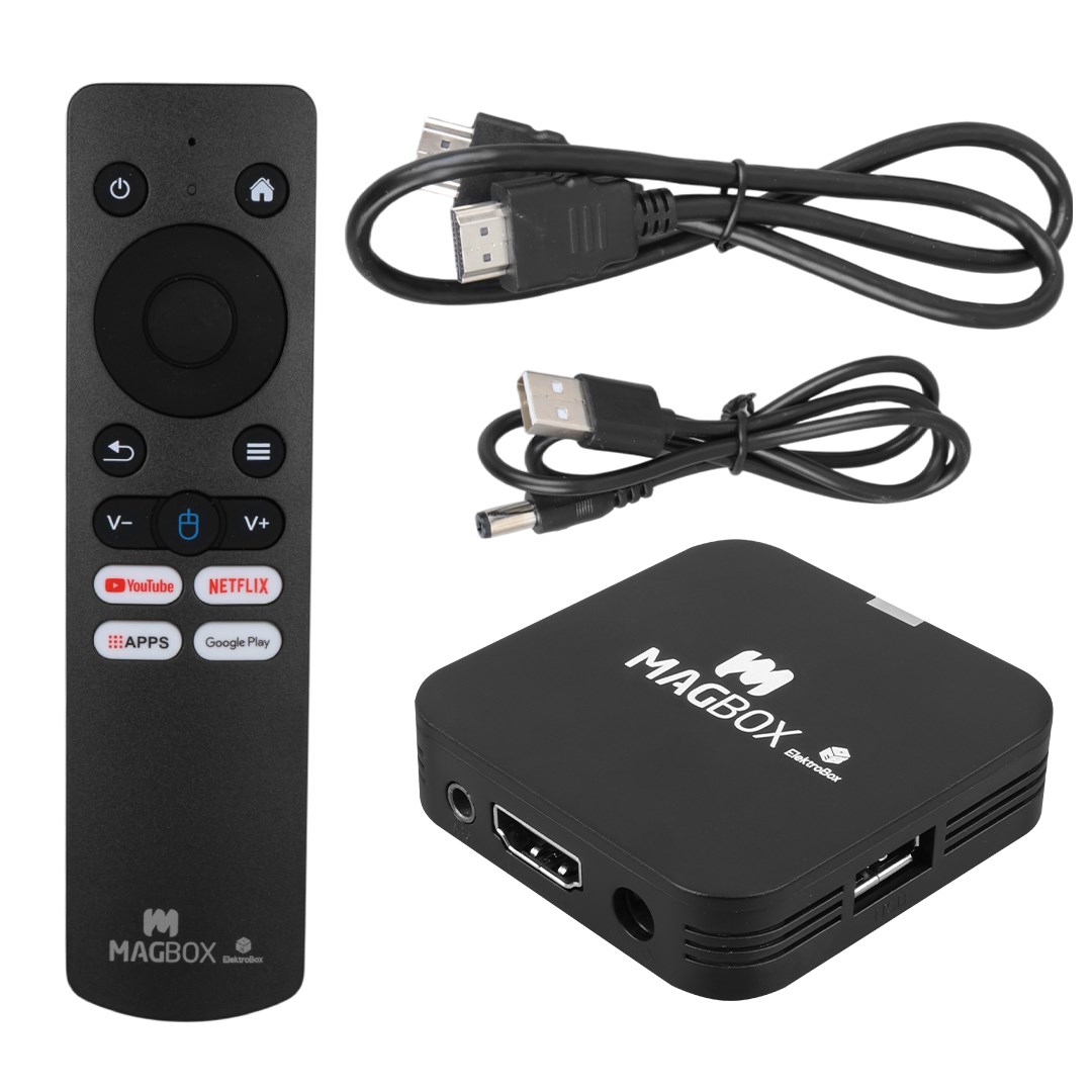 MAGBOX ELECTROBOX 2 GB RAM H313 İŞLEMCİ 16 GB HDD 4K ULTRA DAHİLİ WİFİ HD ANDROID TV BOX (ANDROID 10)