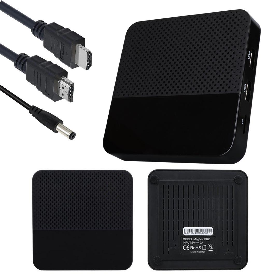 MAGBOX MAGROID PRO H616 4+64 2.4G+5G SES KOMUTLU BT KUMANDALI ANDROID BOX (ANDROID 12)