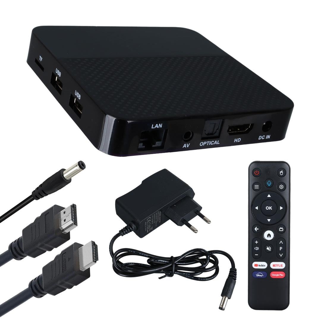 MAGBOX MAGROID PRO H616 4+64 2.4G+5G SES KOMUTLU BT KUMANDALI ANDROID BOX (ANDROID 12)