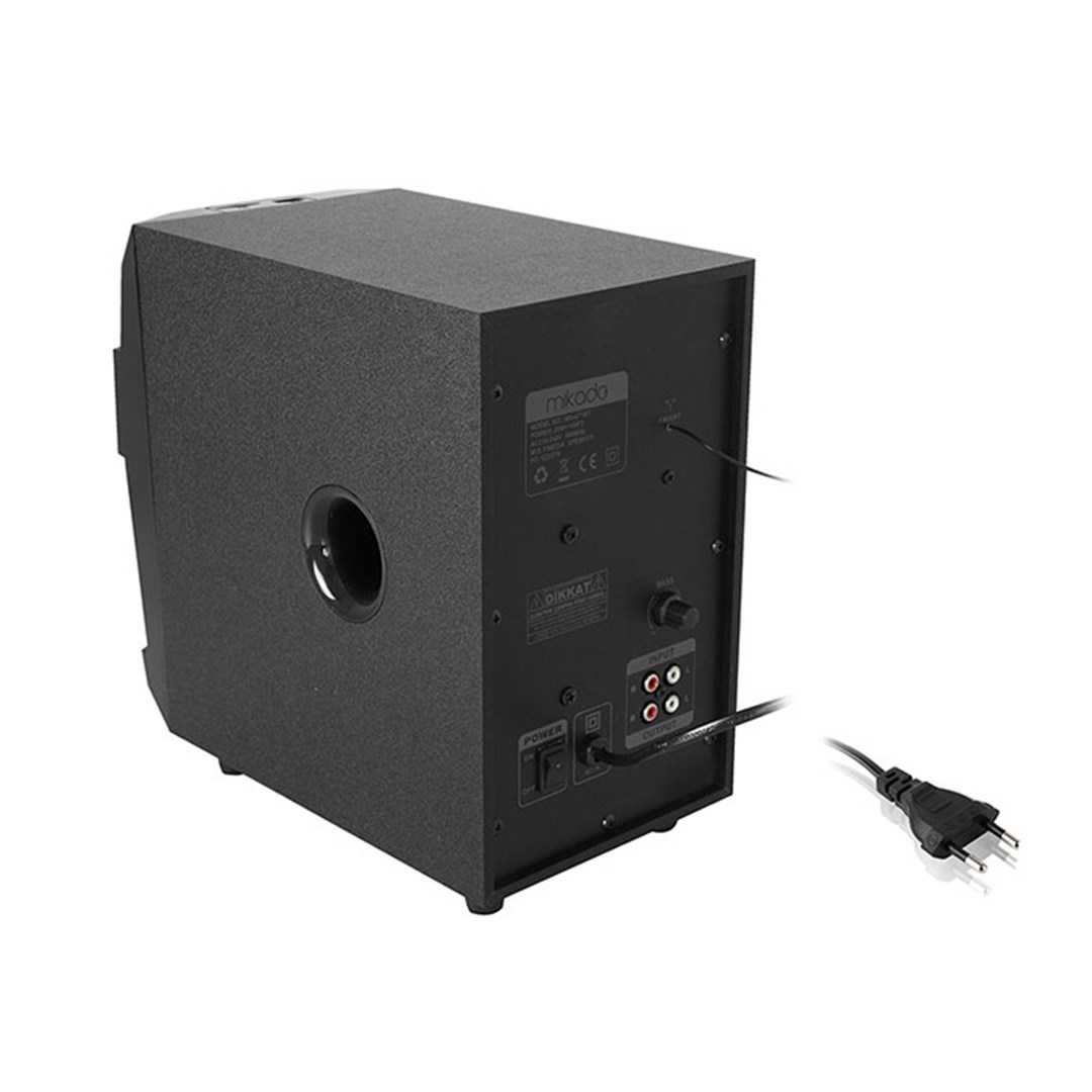 MIKADO 671BT 2+1 40 WATT RMS SİYAH BT+USB+SD+FM DESTEKLİ 2+1 SPEAKER EV SİNEMA SİSTEMİ