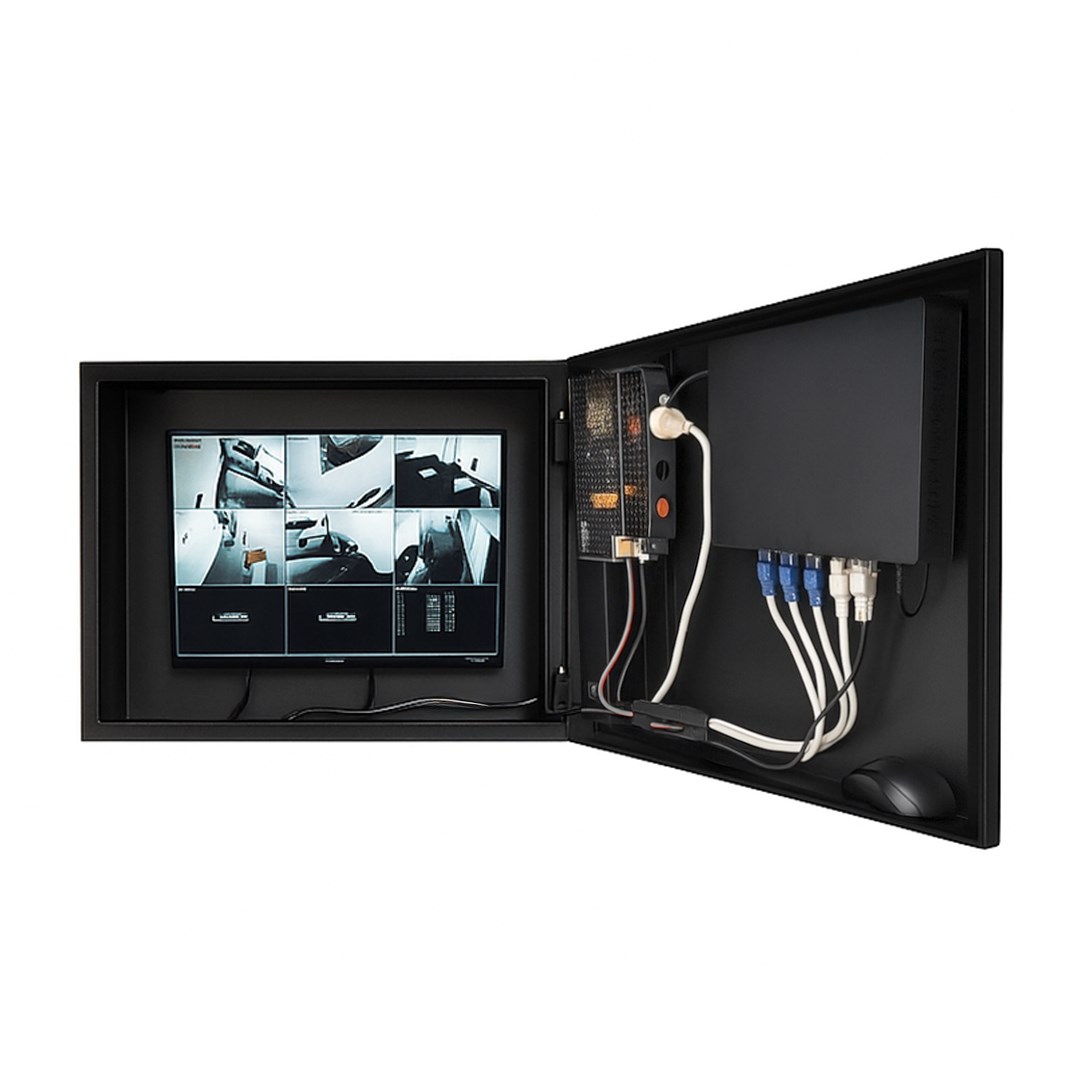 NOVACOM 45*55*17 DİK TİP SİYAH DVR KABİNİ - KABİNET - (+KİLİDİNİ VERELİM)