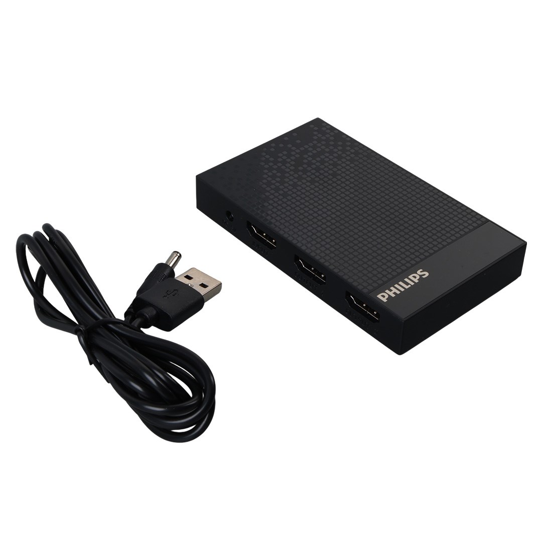 PHILIPS SWV9023B/93 4K HDMI SPLİTTER 1 GİRİŞ - 4 ÇIKIŞ ULTRA HD GÖRÜNTÜ DAĞITICI