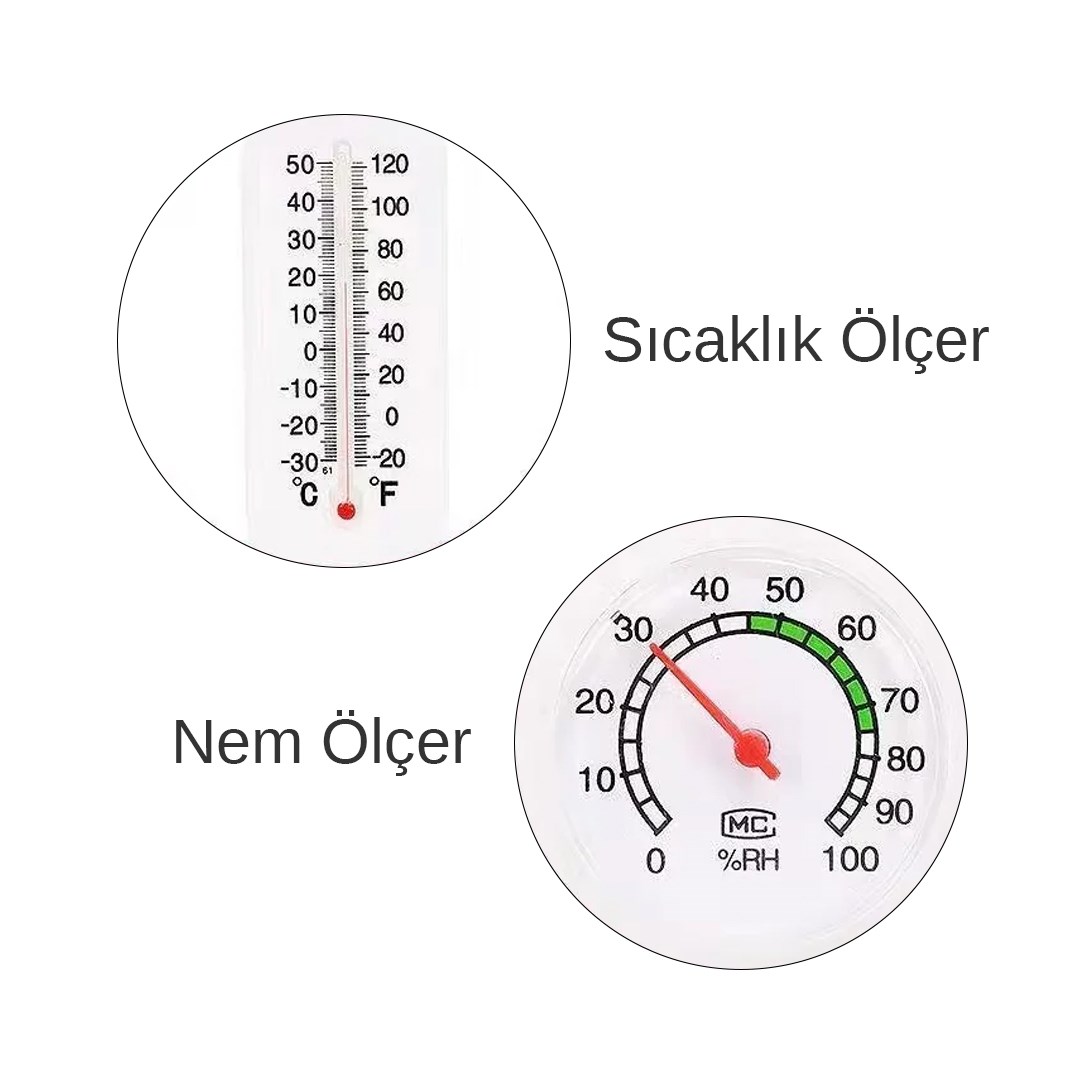 POWERMASTER PM-24665 SICAKLIK NEM ÖLÇER TERMOMETRE
