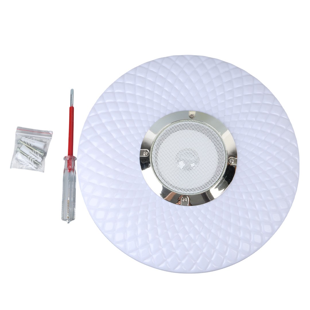 POWERMASTER PM-27329 BEYAZ 30*6 CM 24 WATT BLUETOOTH HOPARLÖRLÜ TAVAN AYDINLATMA