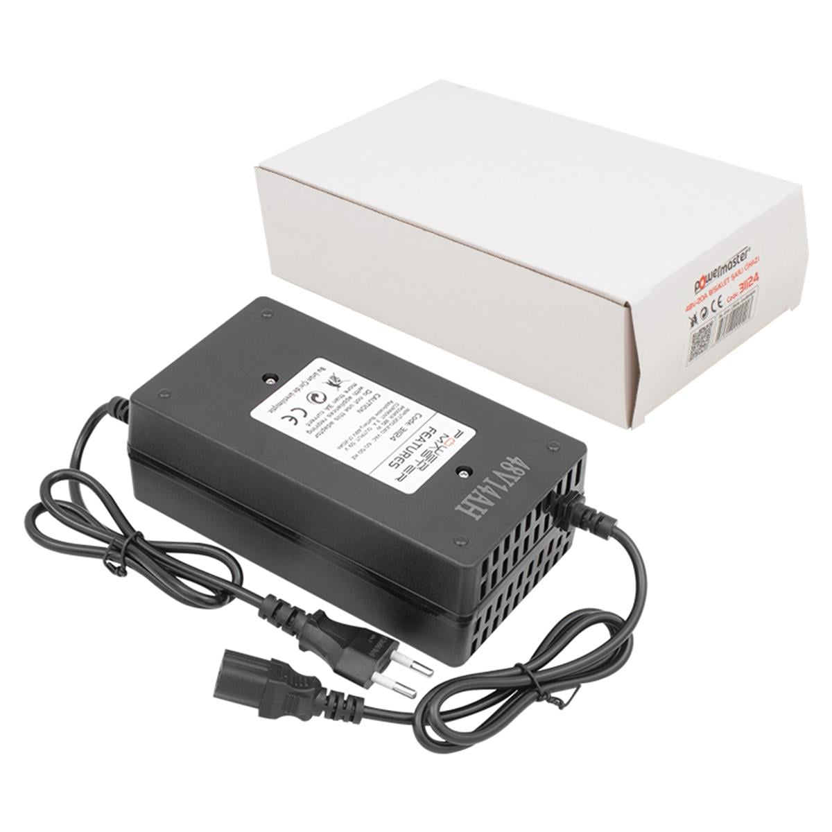 POWERMASTER PM-31124 ADJ160-00  48 VOLT - 20 AMPER ELEKTRİKLİ BİSİKLET ŞARJ CİHAZI
