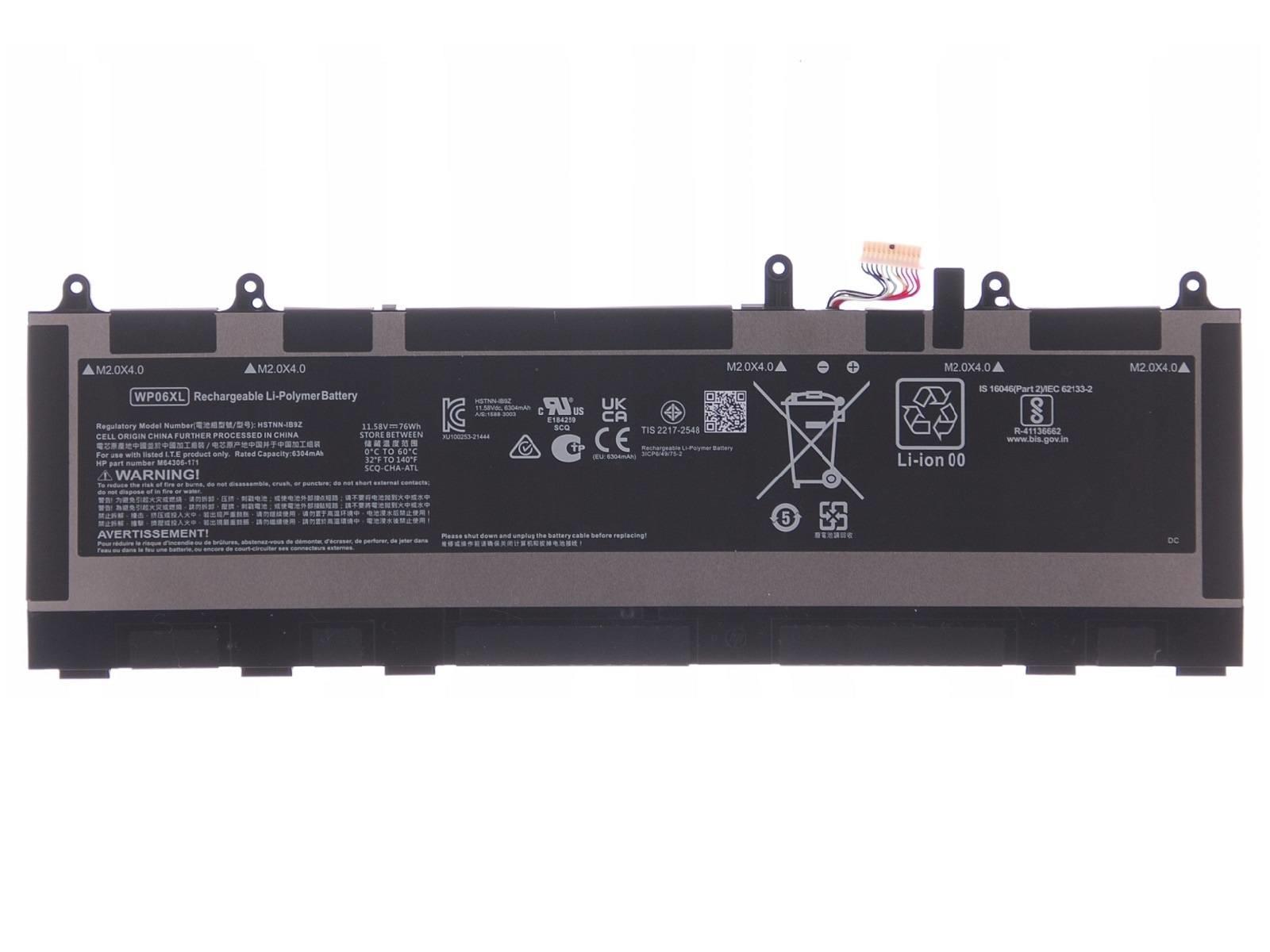 RETRO Hp EliteBook WP06XL Notebook Bataryası