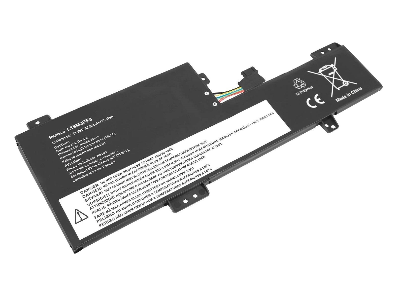 RETRO Lenovo Flex 3-11IGL05, L19M3PF8 Notebook Bataryası