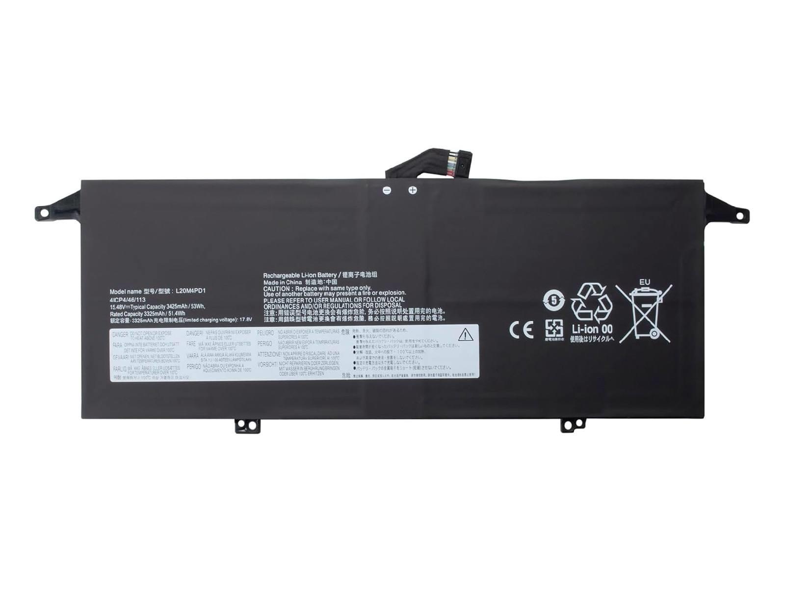 RETRO Lenovo ThinkBook 13x ITG, L20M4PD1 Notebook Bataryası