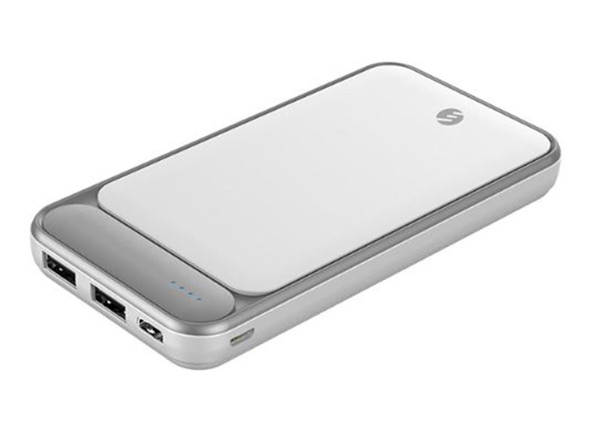 S-LINK IP-G2710 10000MAH POWERBANK 2 USB PORT BEYAZ LCD GÖSTERGELİ POWERBANK