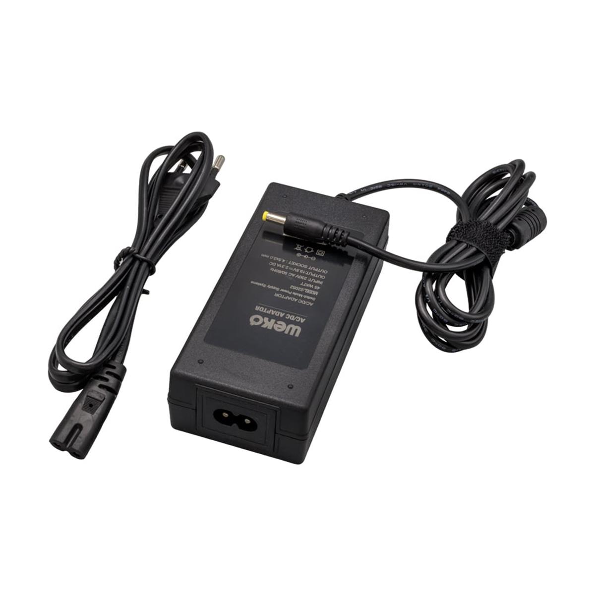WEKO 19.5 VOLT - 2.31 AMPER 4.8*1.7 UÇLU YERLİ ÜRETİM NOTEBOOK ADAPTÖR