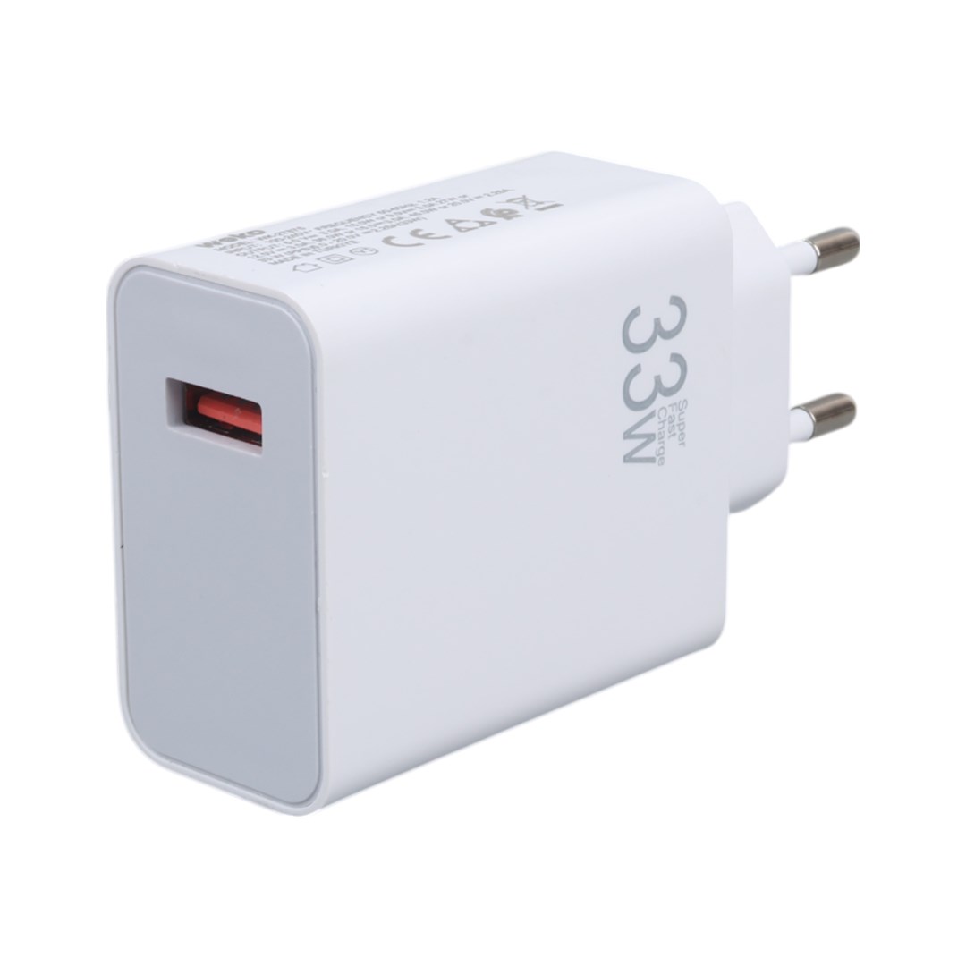 WEKO WK-27876 M11 33W TURBO USB ŞARJ BAŞLIK ADAPTÖRÜ + TYPE-C KABLO