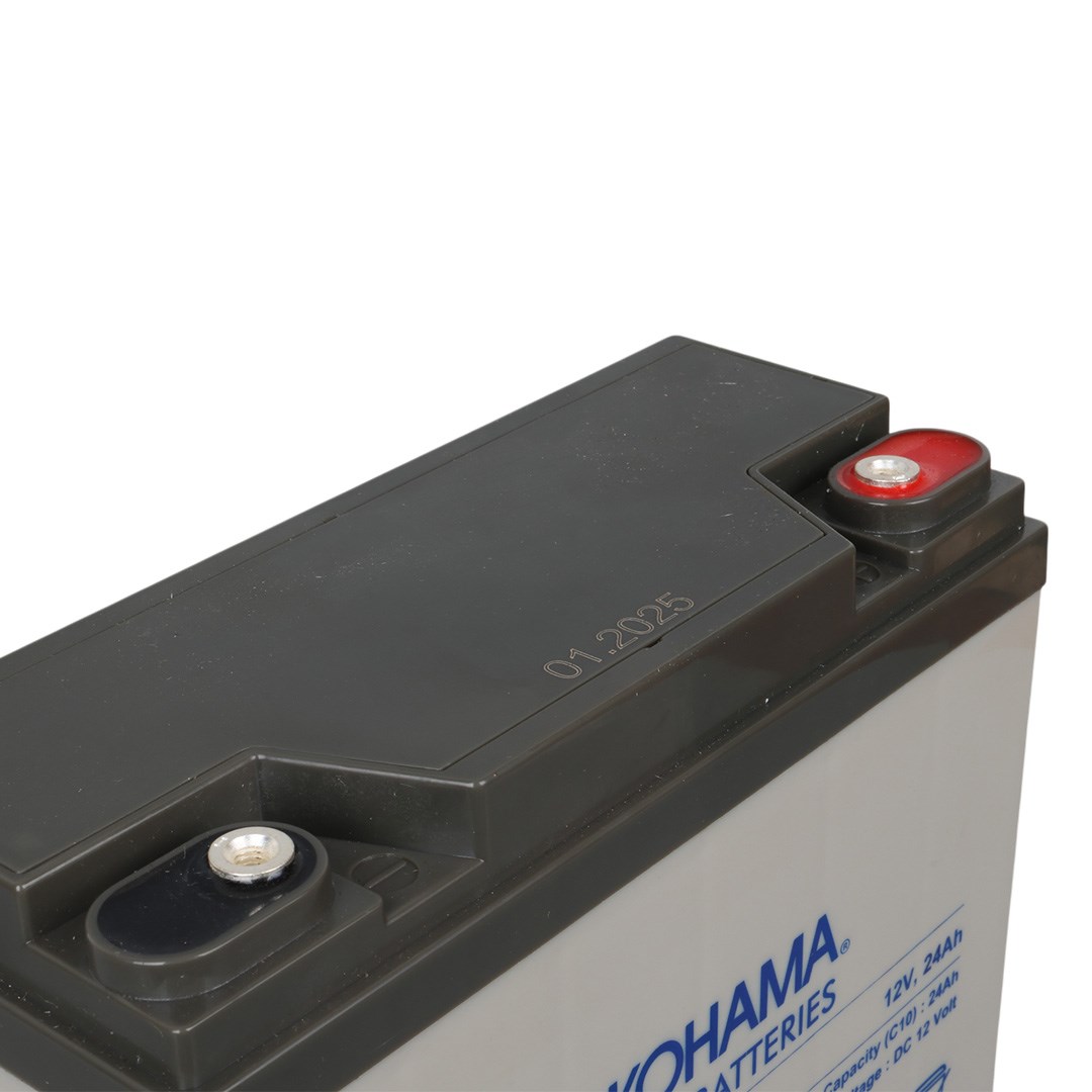 YOKOHAMA YH-1224 12 VOLT - 24 AMPER ELEKTRİKLİ BİSİKLET AKÜSÜ (180 X 76 X 167 MM)