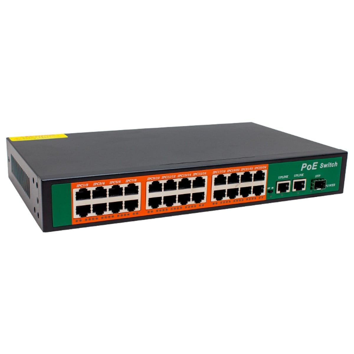 POWERMASTER 24 PORT 10/100/1000 MBPS 300 WATT 24+3+SFP POE GIGABIT ETHERNET SWITCH
