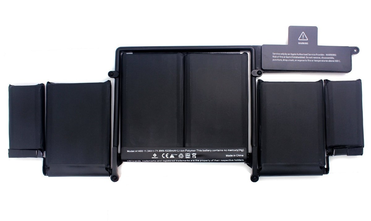 RETRO Apple MacBook Pro A1502 (2013-14), A1493 Notebook Bataryası
