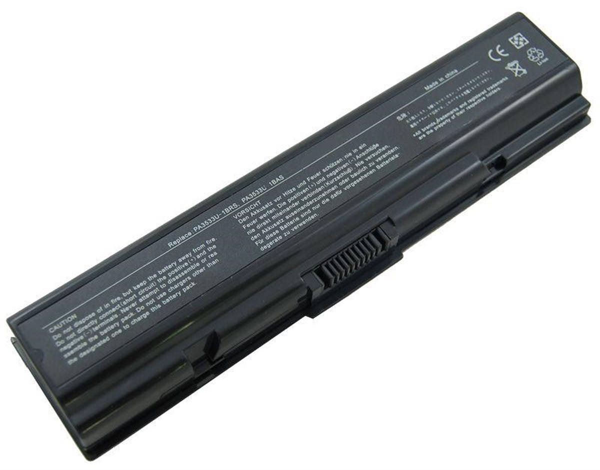 RETRO Toshiba Dynabook Satellite A200, A300, A500, L300, L500 Notebook Bataryası - 9 Cell