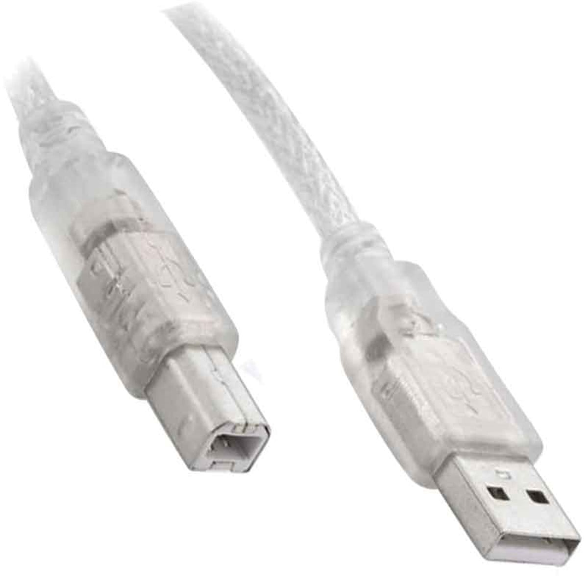 POWERMASTER 5 METRE 2.0V ŞEFFAF/MAVİ USB YAZICI KABLOSU