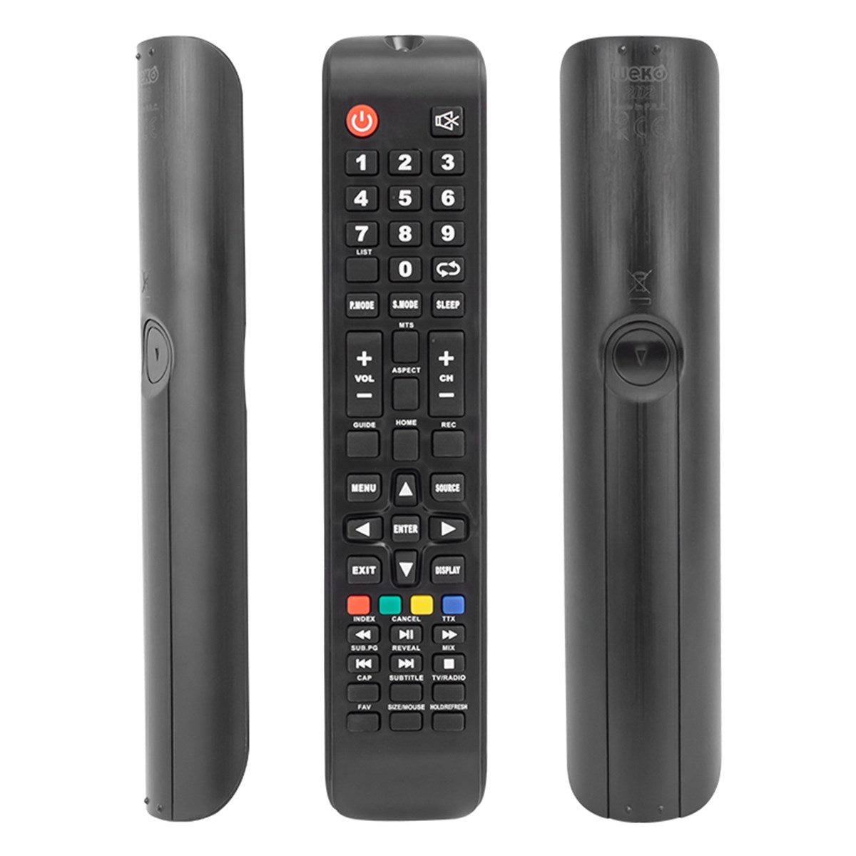 WEKO KL DİJİTSU 50-55 SERİSİ-ROSE-ELECTROMASTER 32-NAVİTECH 3266HD LD-22FHD LCD LED TV KUMANDASI