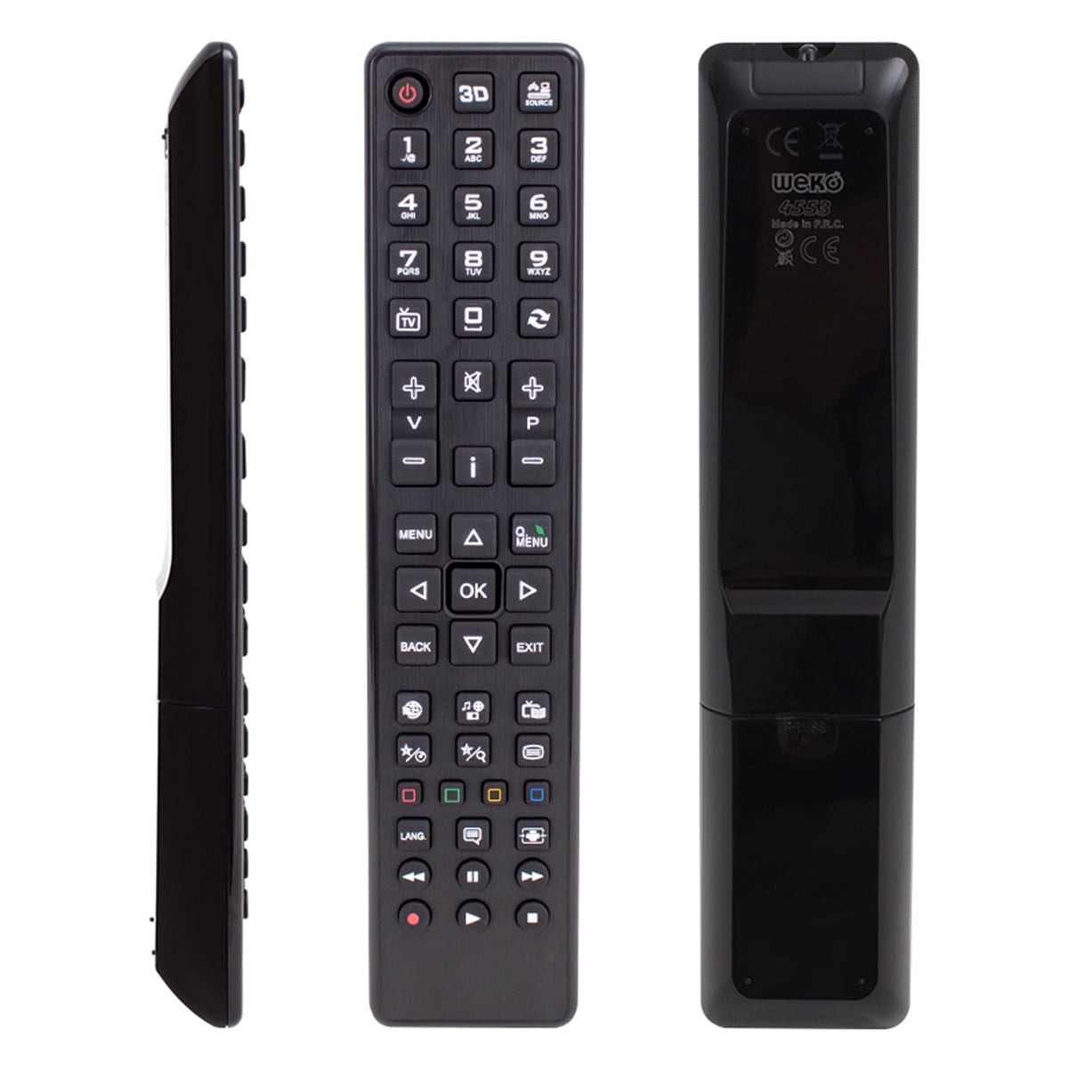 WEKO KL VESTEL VES 203-42PF8175-50PF8175 * TOSHIBA 40L1343DG 3DLİ LCD LED TV  KUMANDA