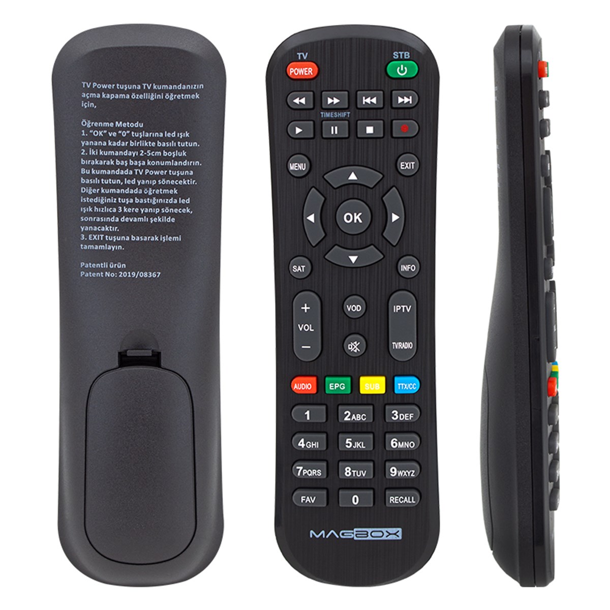 WEKO KR MAGBOX YENİ MARGINAL-PRESIDENT-ORBIT HD UYDU AKILLI TV ÖZELLİKLİ KUMANDA