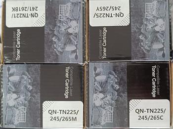 BROTHER 4 RENKLİ YAZICI TONERİ TN225 TN221  265Y - 265M - 265C - 261BK   Toner Set