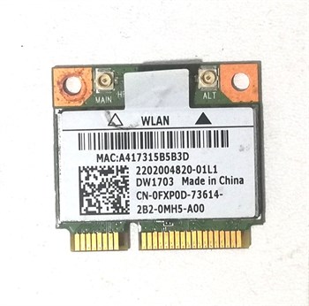 DELL 3521 Wifi Kartı CN-0FXP0D-73614 Stok-Z60