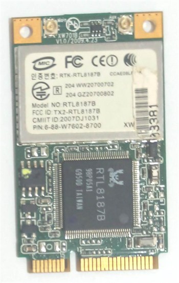 REALTEK RTL8187B Mini-pc Kablosuz WiFi  Kartı ,E091531F68F1 STOK:Z-64