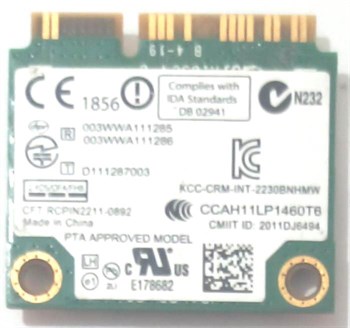 Intel Centrino Wireless-N 2230 2230BNHMW , G3500009 , 84A6C8D8B972  WIFI Bluetooth  wifi KART STOK:Z-64