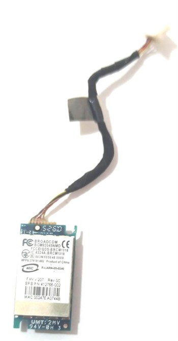 HP Elitebook 6930P BCM92045NMD Bluetooth 2.0 Modülü-379191-002 , BROADCOM STOK:Z-64