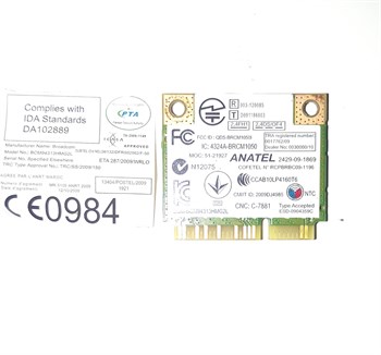 Hp G62 Notebook Wifi Kartı Qds-Brcm1050 STOK: Z-64