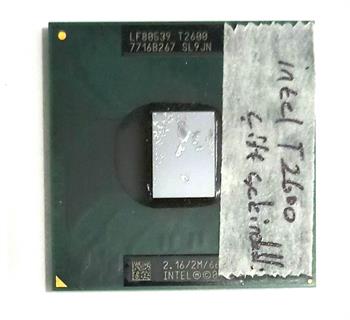 Intel chunx T2600 SL8VN SL9JN 2.1 GHz Çift Çekirdekli Çift Dişli CPU İşlemci 2M 31W Soket M / MPGA478MT chunx STOK-İŞKUTU