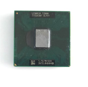 Intel Pentium T2080 SL9VY 1.7 GHz Çift Çekirdekli CPU Işlemci 1M 31W Soket M /mPGA478MT STOK-İŞKUTU