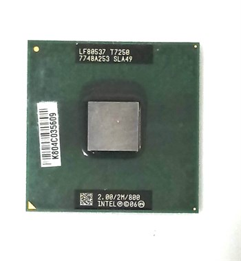 Intel Core 2 Duo T7250 SLA49 SLAXH 2.0 GHz çift çekirdekli çift dişli CPU işlemci 2M 35W STOK-İŞKUTU