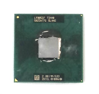  Intel Pentium T2410 Dual Core 2.00GHz 533MHz FSB 1MB L2 Cache Socket FCPGA478 Notebook Processor SLA4G STOK-İŞKUTU