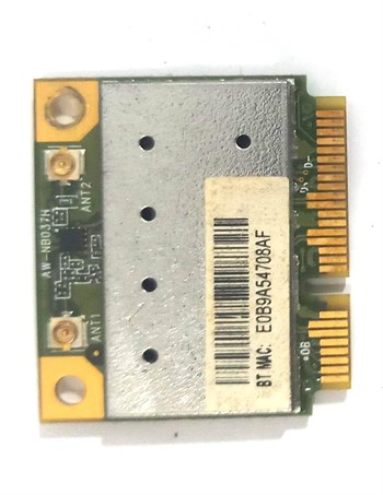 Atheros AR5B195 AzureWave AW-NB037H yarım MINI PCI-E Wifi 150Mbps + bluetooth 3.0 ağ kartı STOK: 18