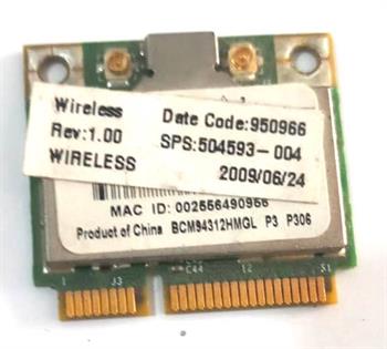 Broadcom BCM4312 BCM94312HMG Yarım Mini Pci-E SPS: 504593-001 Kablosuz Wifi Kartı için hp 4411 S 4416 S 4415 s 4410 s dizüstü STOK: Z82